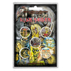 Button Badge Set - Iron Maiden - Early Albums