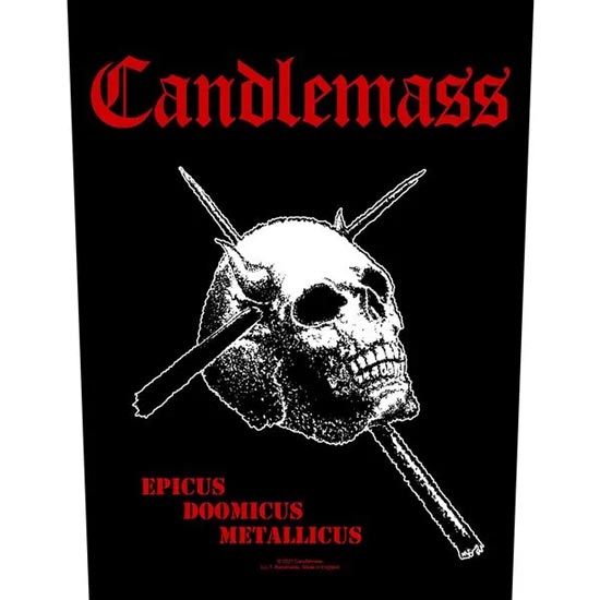 Back Patch - Candlemass - Epicus Doomicus Metallicus