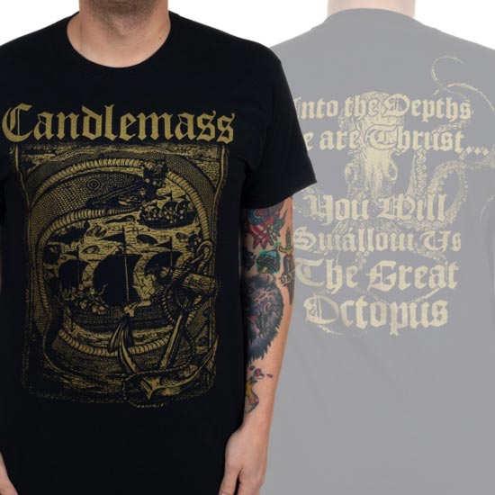 T-Shirt - Candlemass - The Great Octopus - Model