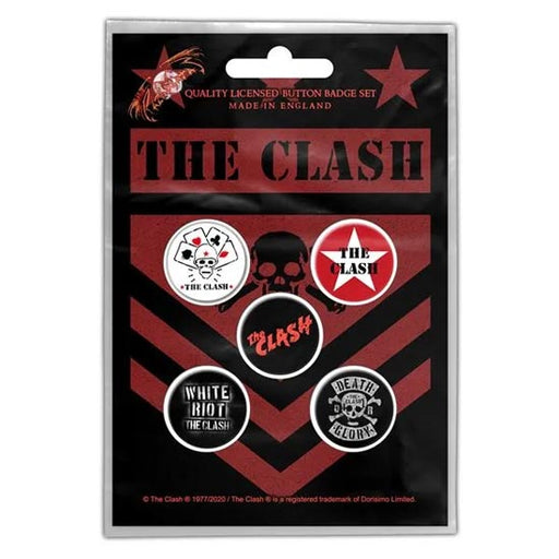 Button Badge Set - Clash (The) - London Calling
