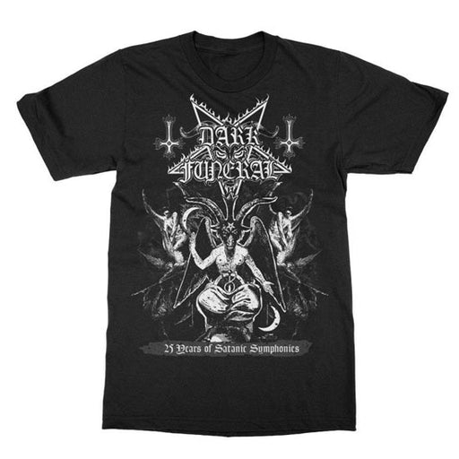 T-Shirt - Dark Funeral - 25th Anniversary Baphomet Tee-Metalomania
