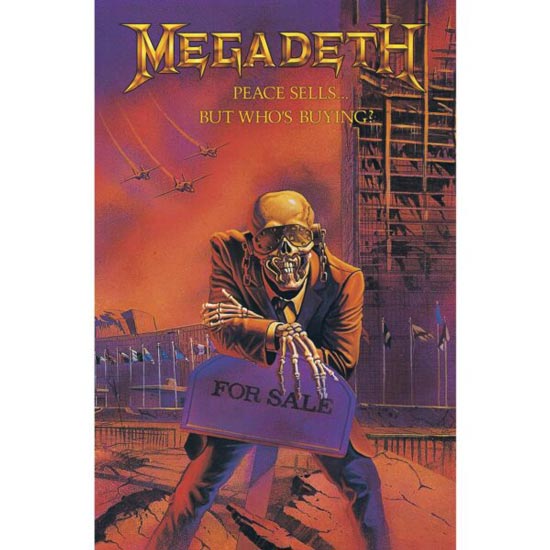 Deluxe Flag - Megadeth - Peace Sells