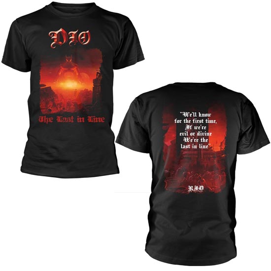 T-Shirt - DIO - Last In Line With Back Print