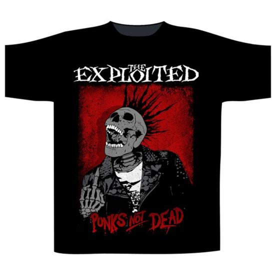 T-Shirt - The Exploited - Punks Not Dead - Splatter