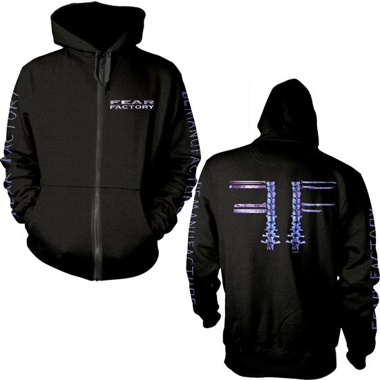 Hoodie - Fear Factory - Demanufacture Pocket - Zip | Rock, Heavy Metal ...