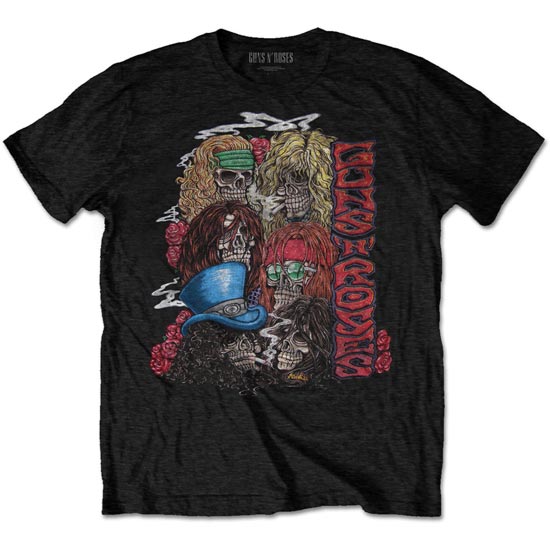 T-Shirt - Guns N Roses - Stacked Skulls