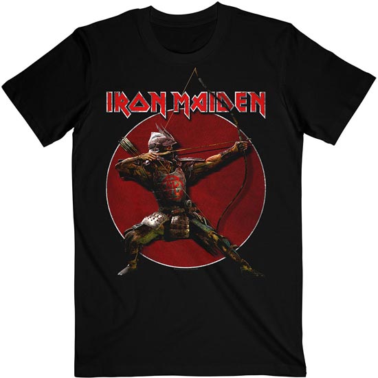 T-Shirt - Iron Maiden - Senjutsu Eddie Archer Red Circle