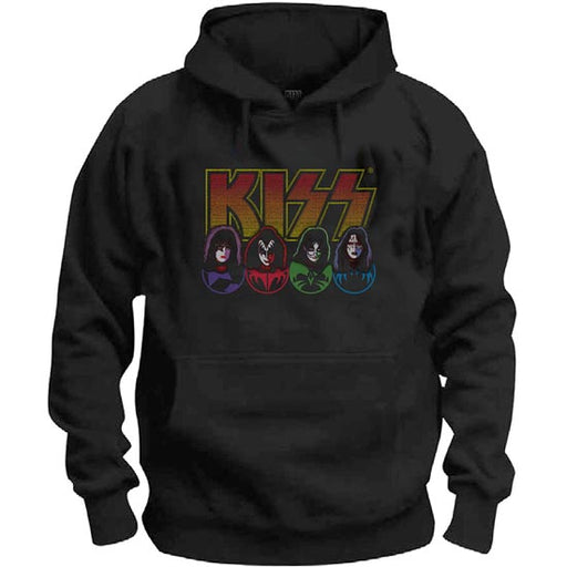 Hoodie - Kiss - Logo, Faces and Icons - Pullover