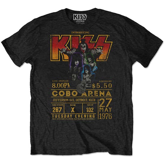 T-Shirt - Kiss - Cobra Arena '76 - Recycled