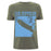 T-Shirt - Led Zeppelin - LZ1 Blue Cover - GREY shirt