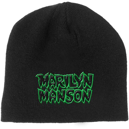 Beanie - Marilyn Manson - Green Logo-Metalomania