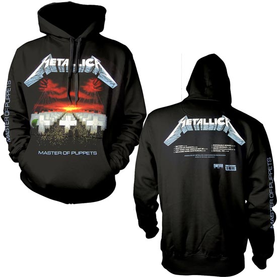 Hoodie - Metallica - Master Of Puppets - Tracks - Pullover