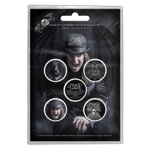 Button Badge Set - Ozzy Osbourne - Ordinary Man