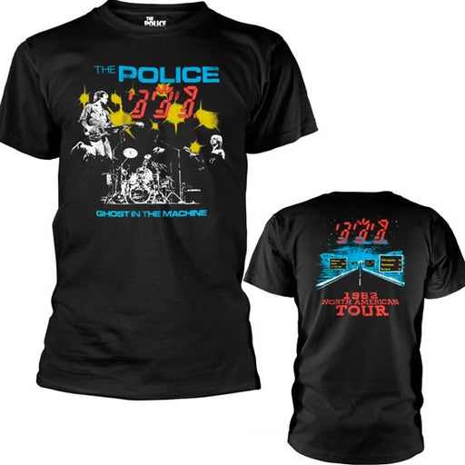 T-Shirt - The Police - Ghost in the Machine - Live-Metalomania