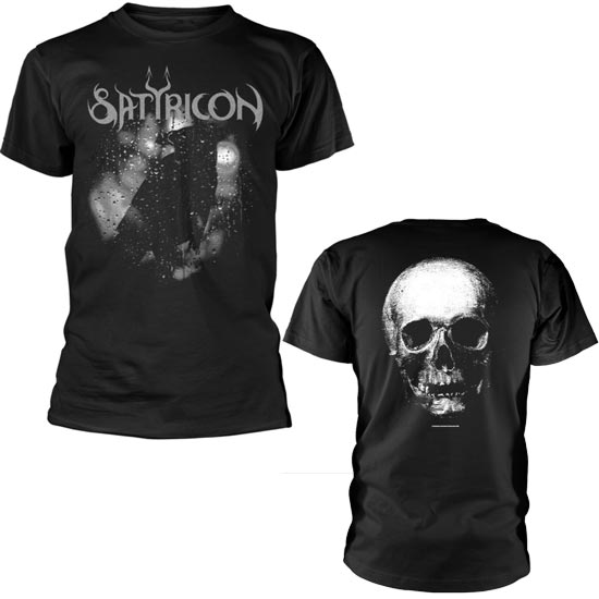 T-Shirt - Satyricon - Black Crow & Tombstone