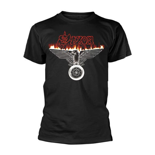 T-Shirt - Saxon - Wheels of Steel - Red Logo