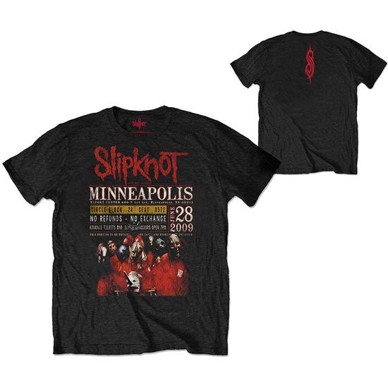 T-Shirt - Slipknot - Minneapolis '09 - Recycled