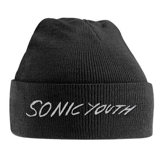 Beanie - Sonic Youth - White Logo-Metalomania