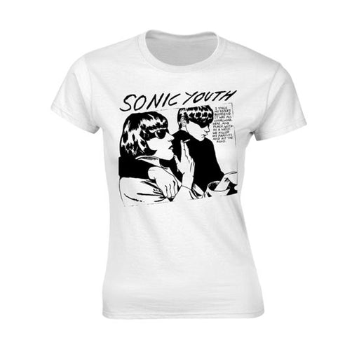 T-Shirt - Sonic Youth - Goo Album Cover - Lady - White-Metalomania