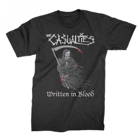 T-Shirt - The Casualties - Written in Blood-Metalomania