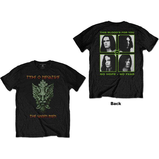 T-Shirt - Type O Negative - Green Man W/Back Print